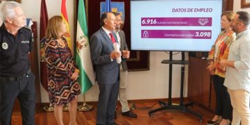Un momento del balance del verano aportando datos / FOTO: Ayto.