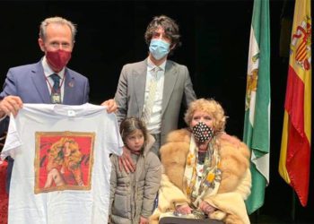 En la entrega de la insignia de Oro de la ciudad en 2020 / FOTO: Ayto.