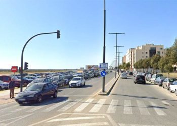 Tramo de Ronda del Estero una jornada normal sin mercadillo