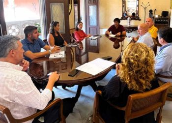 Un momento de la Junta de Portavoces con presencia del comité / FOTO: Ayto.