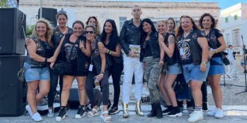 El edil de Fiestas participante en la reciente concentración de Harley Davidson / FOTO: Ayto.