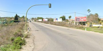 Uno de los tramos de la carretera a reurbanizar