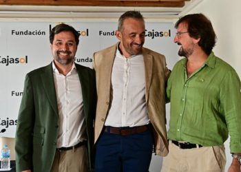 Rosety y Garrido, presentes en la lectura de los ‘elegidos’ junto al presidente de la asociación / FOTO: Eulogio García