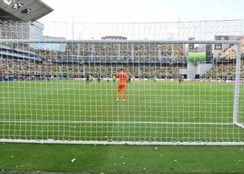 Vista del estadio municipal desde la portería de fondo sur / FOTO: Eulogio García