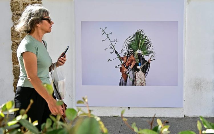 Uno de los paneles de la muestra temporal / FOTO: Eulogio García