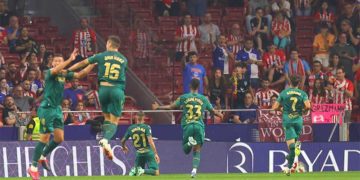 Celebrando el 0-2 en el Wanda, pero se perdió / FOTO: Cádiz CF