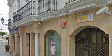 Detalle de la oficina policial en pleno centro