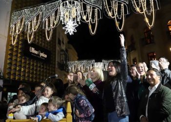 'Andalucía Directo' no ha faltado en el encendido / FOTO: Ayto