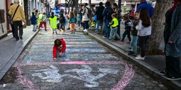 Un momento del acto reivindicativo / FOTO: Eulogio García