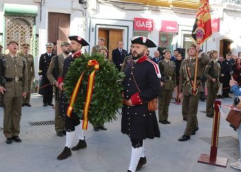 Un momento del acto organizado por el Ejército de Tierra / FOTO: Ayto.