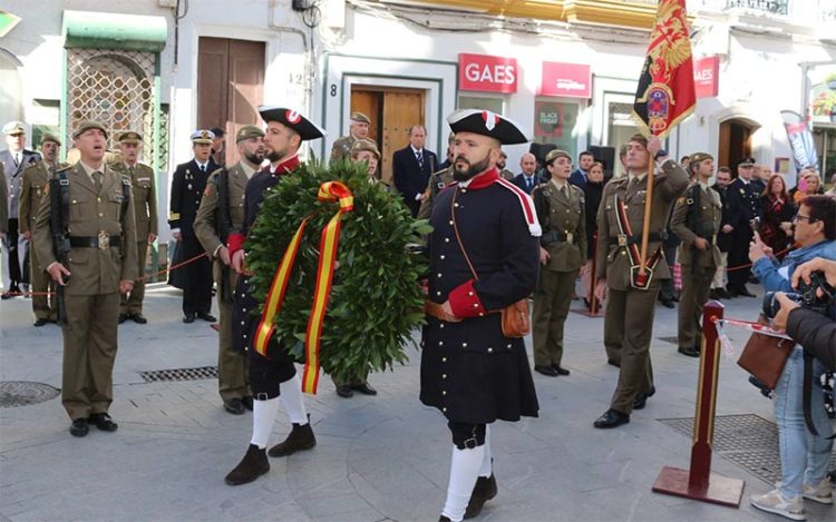 Un momento del acto organizado por el Ejército de Tierra / FOTO: Ayto.