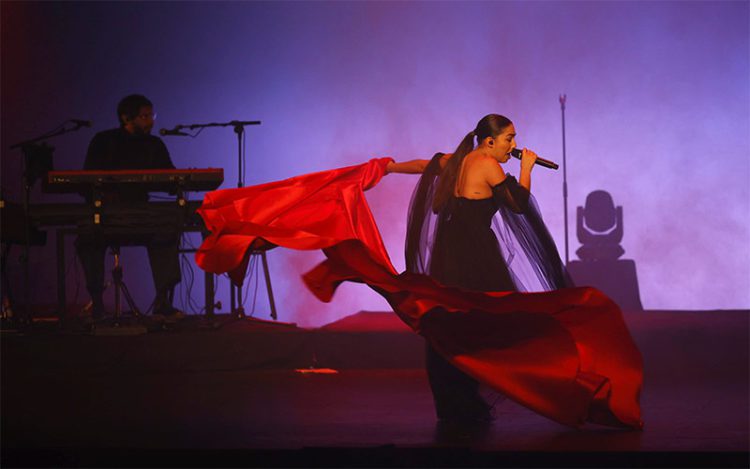 María José Llergo en el Falla / FOTO: Lourdes de Vicente (cedida)