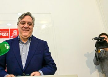 El portavoz socialista en la Casa del Pueblo / FOTO: Eulogio García