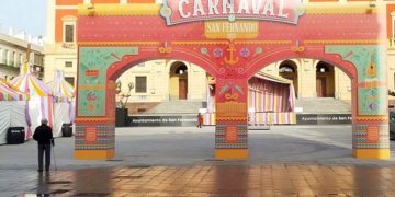 Ambientación de la plaza del Rey el pasado febrero / FOTO: DBC