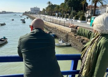 Beardo y Martínez observan el estado de las obras / FOTO: APBC