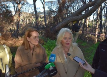 Alcaldesa y delegada del Gobierno andaluz juntas en la comparecencia / FOTO: Junta
