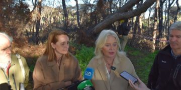 Alcaldesa y delegada del Gobierno andaluz juntas en la comparecencia / FOTO: Junta