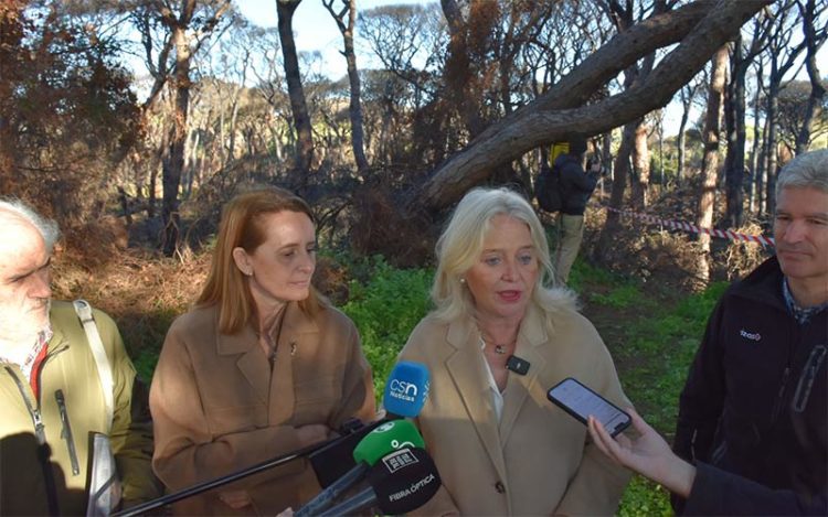 Alcaldesa y delegada del Gobierno andaluz juntas en la comparecencia / FOTO: Junta