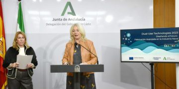 Olivero y Colombo presentando las jornadas / FOTO: Junta