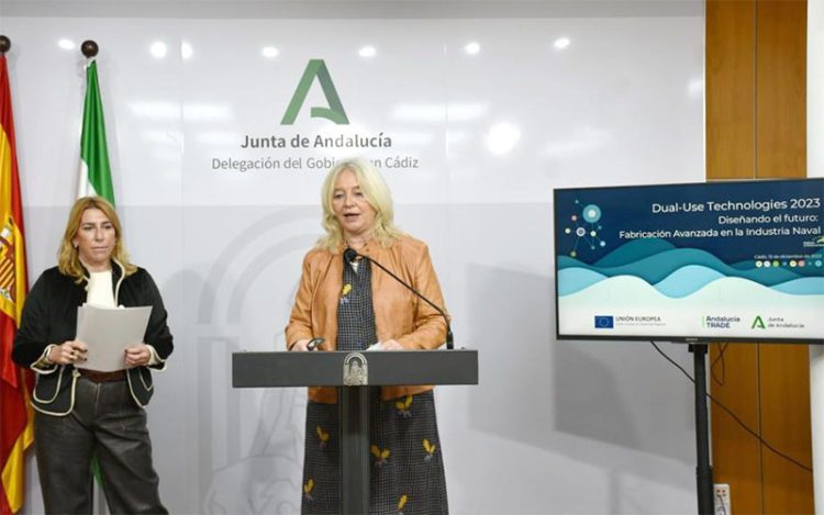 Olivero y Colombo presentando las jornadas / FOTO: Junta
