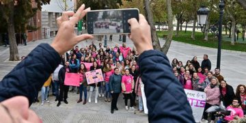 La última concentración de PTIS en la plaza de España / FOTO: Eulogio García