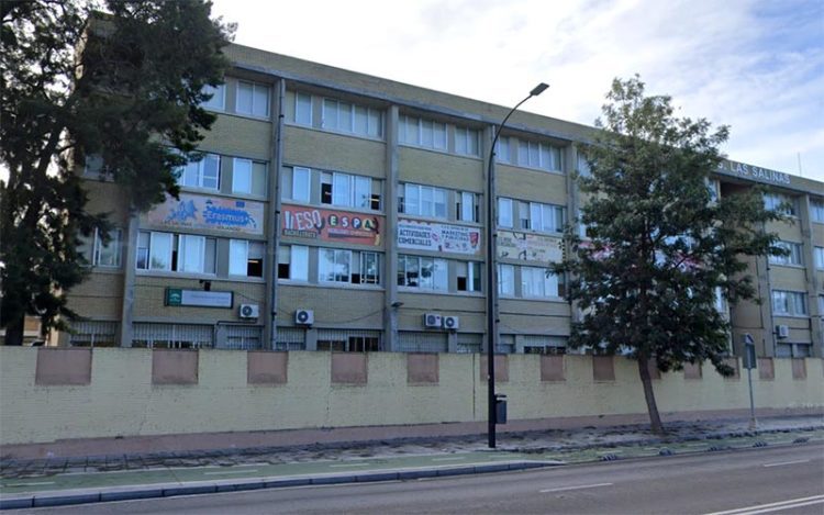 Lateral del instituto público