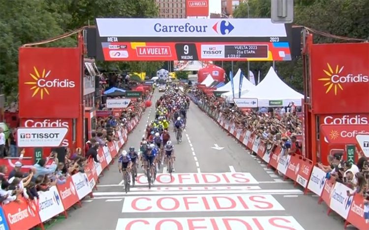 Uno de los finales de etapa de la última ronda / FOTO: La Vuelta