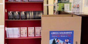 La campaña lista en una de las bibliotecas de intramuros / FOTO: @BMCadiz