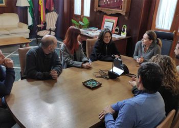 Un momento de la reunión en la Alcaldía / FOTO: Ayto.