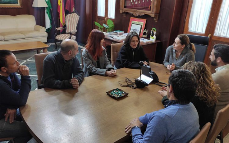 Un momento de la reunión en la Alcaldía / FOTO: Ayto.