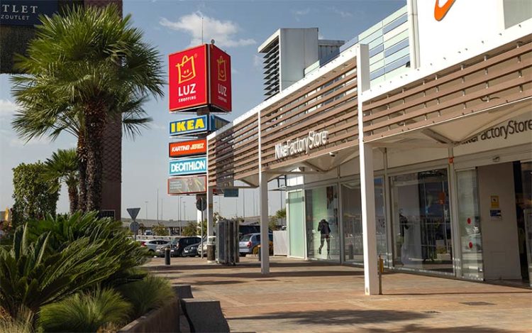 Uno de los rincones del centro comercial junto a Ikea / FOTO: Luz Shopping