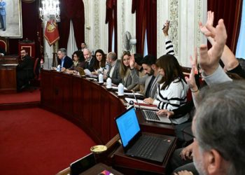 Un momento del pleno de enero / FOTO: Eulogio García