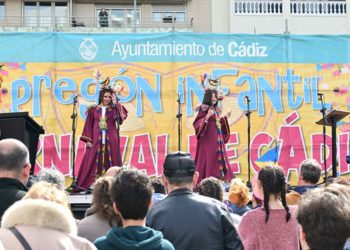 Un momento del pregón infantil de 2023 / FOTO: Eulogio García