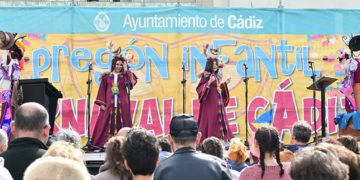 Un momento del pregón infantil de 2023 / FOTO: Eulogio García