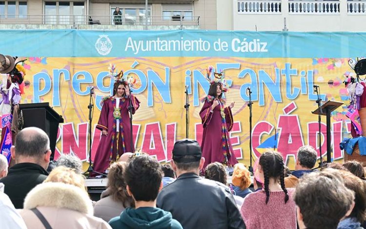 Un momento del pregón infantil de 2023 / FOTO: Eulogio García