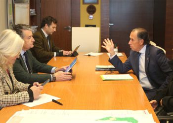 Un momento de la reunión en Alcaldía / FOTO: Ayto.