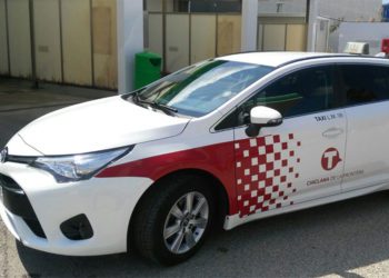 Uno de los vehículos que presta servicio actualmente / FOTO: Tele Taxi Chiclana