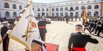 Una de las secuencias de la parada militar / FOTO: Armada