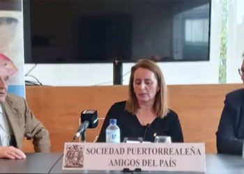 Un momento del encuentro con la alcaldesa de la Villa / FOTO: SPRAP