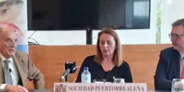 Un momento del encuentro con la alcaldesa de la Villa / FOTO: SPRAP
