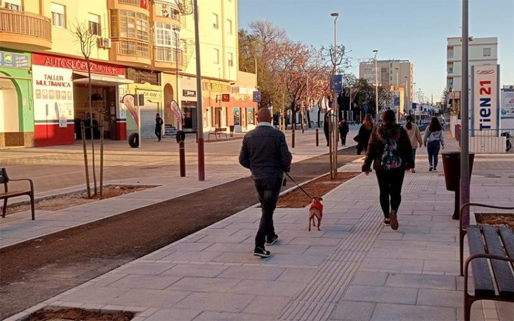 Uno de los tramos reformados de la avenida de María Auxiliadora / FOTO: Ayto.