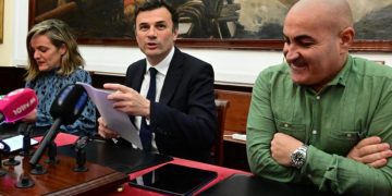 En rueda de prensa tras la Junta de Gobierno Local / FOTO: Eulogio García