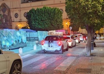 Colapso alrededor de San Antonio durante los carnavales / FOTO: IU