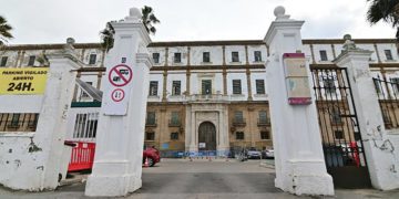 Entrada al hoy parking de Valcárcel / FOTO: Eulogio García