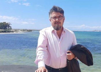 Domínguez, en la foto difundida por la ONCE