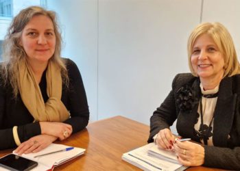 Un momento de la reunión con Judith Videcoq / FOTO: Ayto.