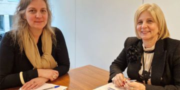 Un momento de la reunión con Judith Videcoq / FOTO: Ayto.