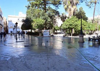 La plaza tras el grueso de los trabajos ejecutados / FOTO: Ayto.