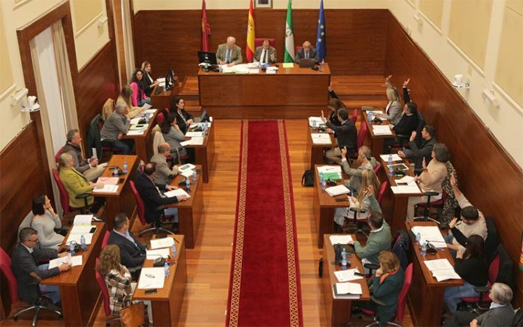 Votando uno de los puntos del pleno / FOTO: Ayto.