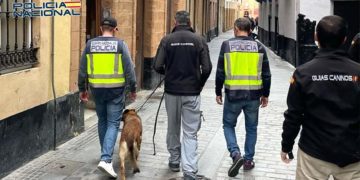 El operativo camino del registro de la vivienda / FOTO: Policía Nacional